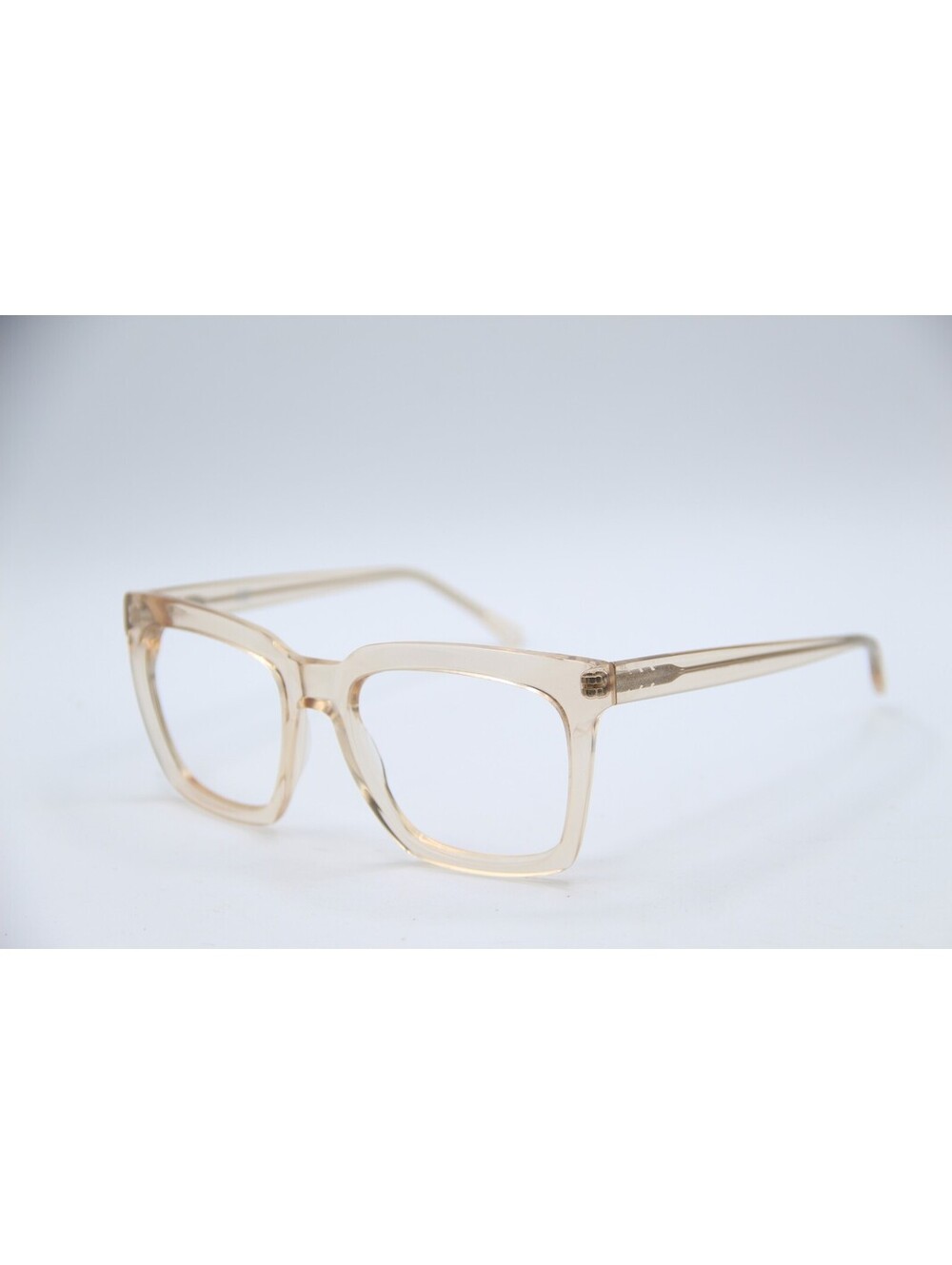 Muse 32-00315 Clear Beige Authentic Eyeglasses 55-18